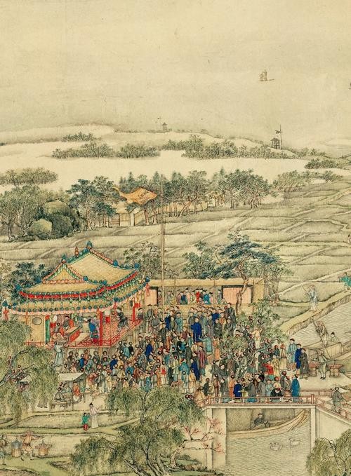 江南春图卷等五幅画作，历史流转与艺术价值的探析之旅